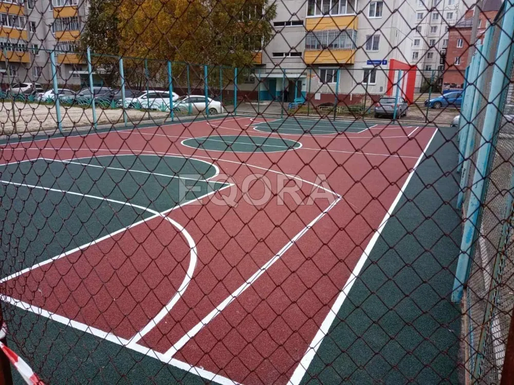 Резиновые покрытия из крошки для спортивных площадок в Голышмановом